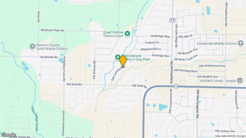 3313 SW Lucretia Rd Map and Location Details