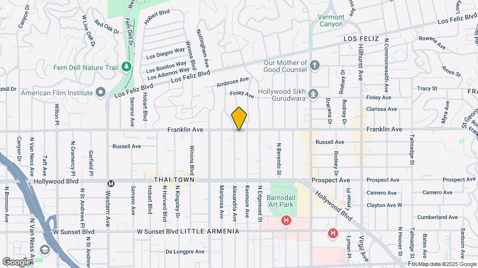4966 Franklin Ave Mapa y Detalles de la Ubicación