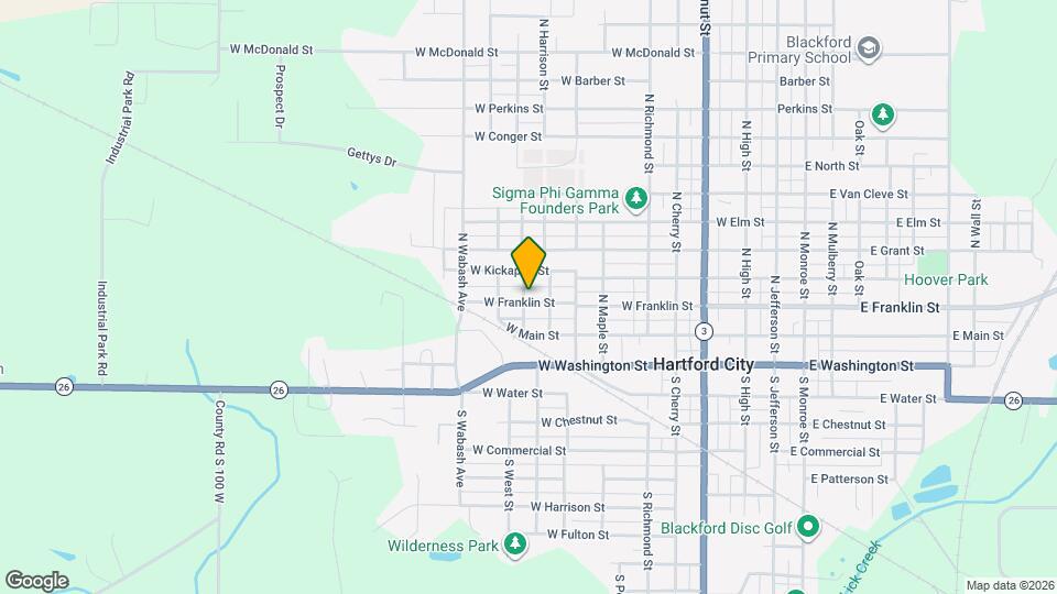 822 W Franklin St Map and Location Details