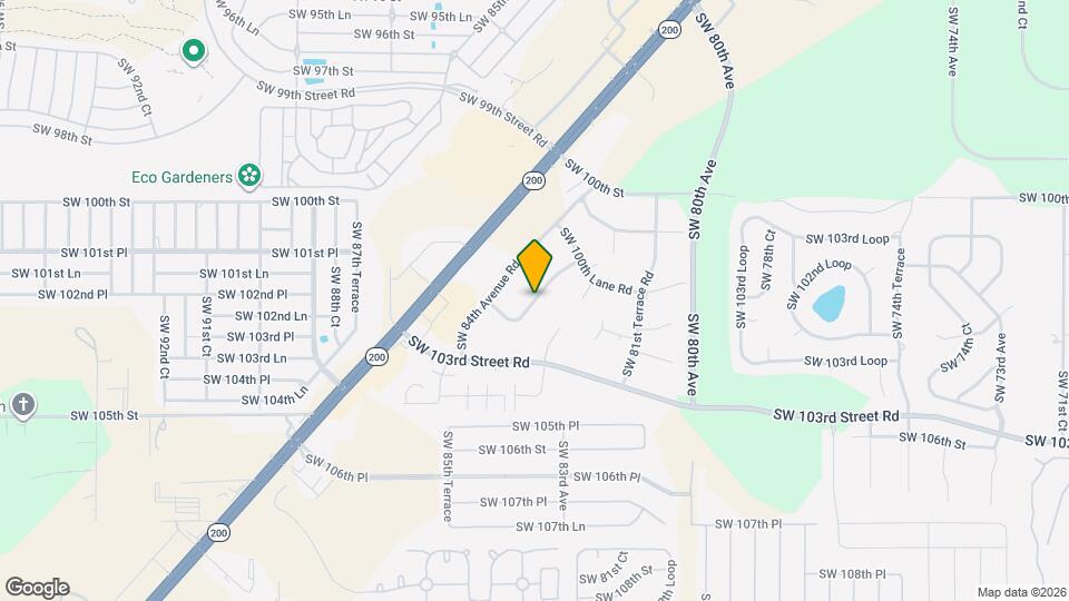 8392 SW 101st Place Rd Map and Location Details