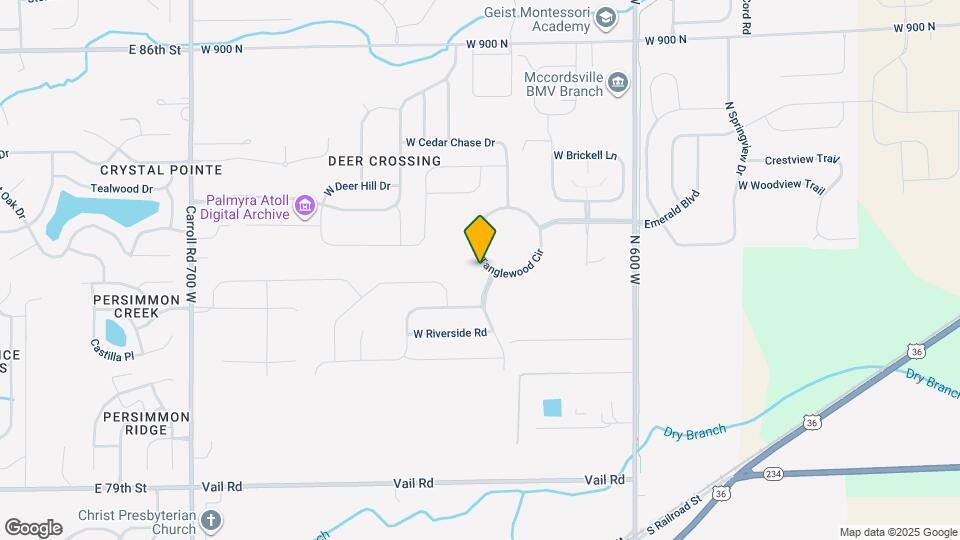 8496 N Tanglewood Cir Map and Location Details