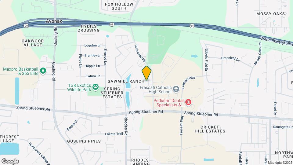 22211 Weller Oaks Dr Map and Location Details