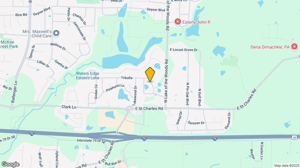1661 N Doulton Dr Map and Location Details