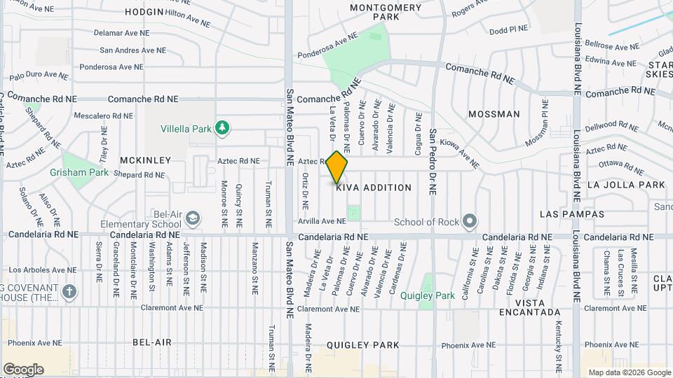 3204 La Veta Dr Map and Location Details