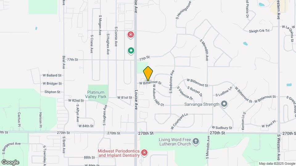 3211 W Bitterroot St Map and Location Details