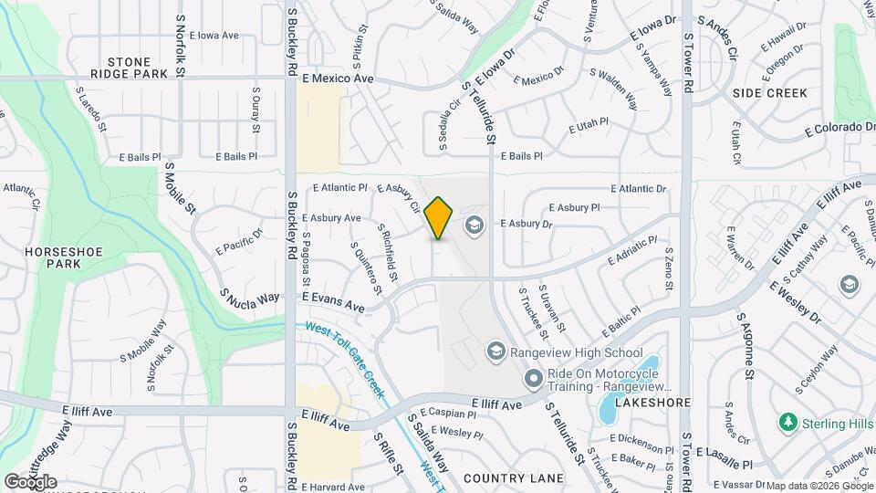 2052 S Salida St Map and Location Details