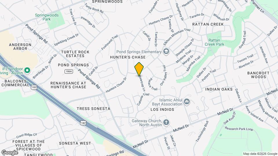 12416 Beartrap Ln Map and Location Details