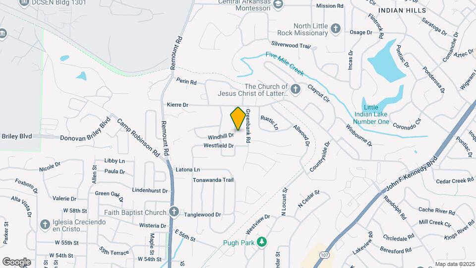 6400 Windhill Dr Map and Location Details