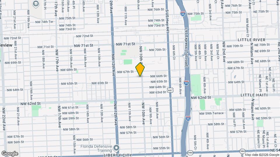1012 NW 66th St Map and Location Details