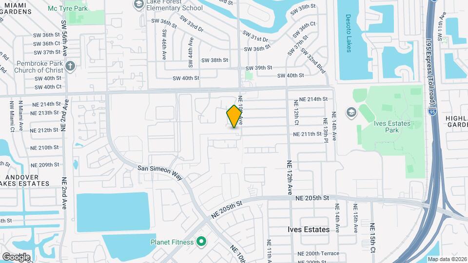 969 NE 211th St Map and Location Details