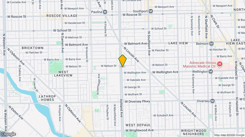 3015 N Ashland Ave Map and Location Details