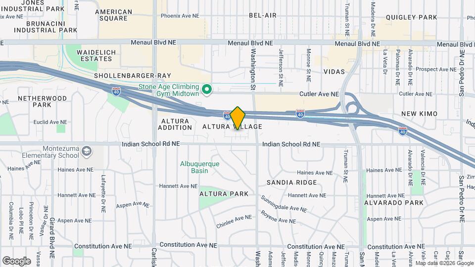 4257 Altura Mesa Ln NE Map and Location Details