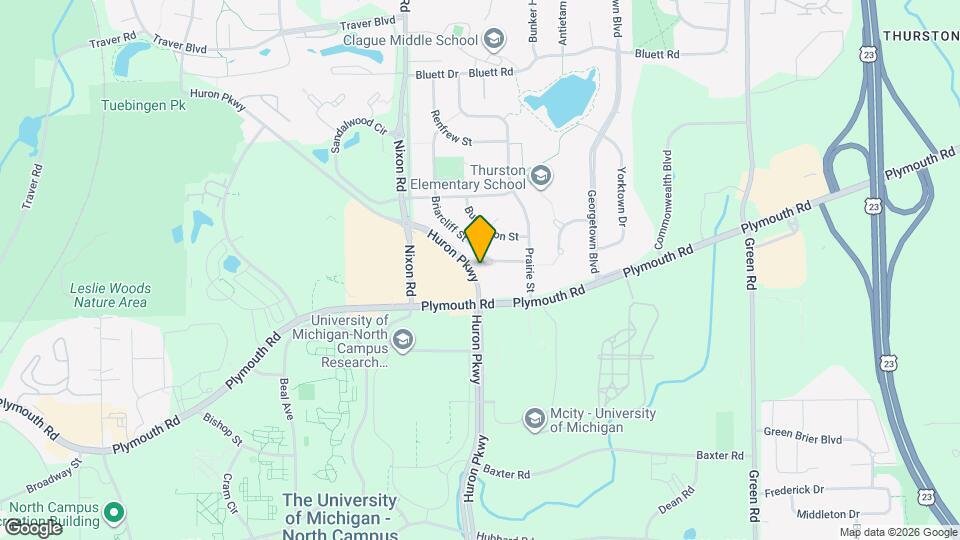 2874 Briarcliff St Mapa y Detalles de la Ubicación