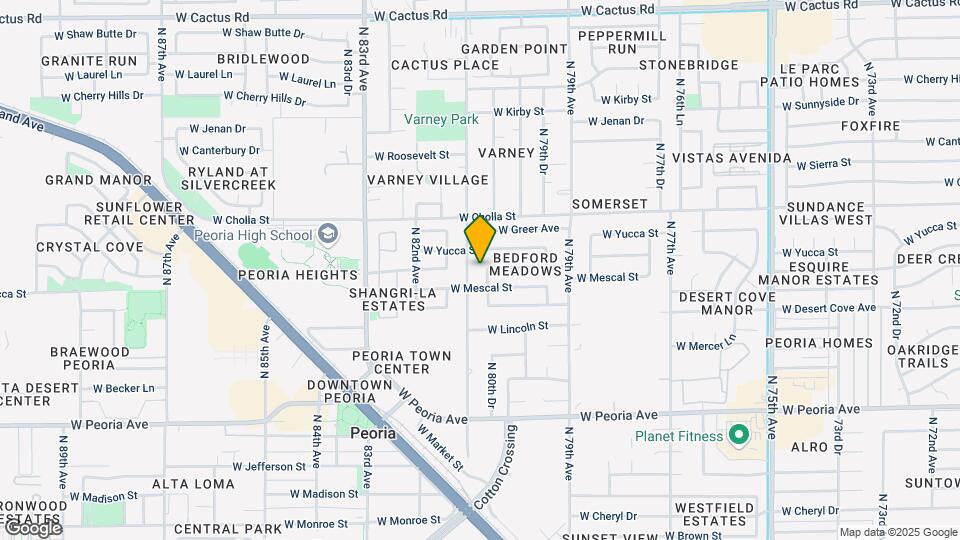 11222 N 80th Dr Map and Location Details