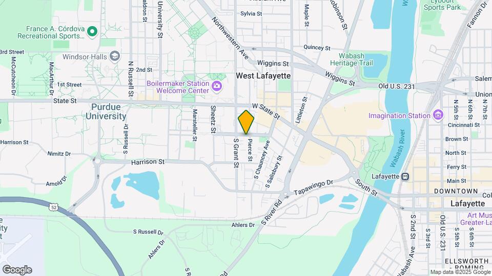 253 W Wood St Map and Location Details