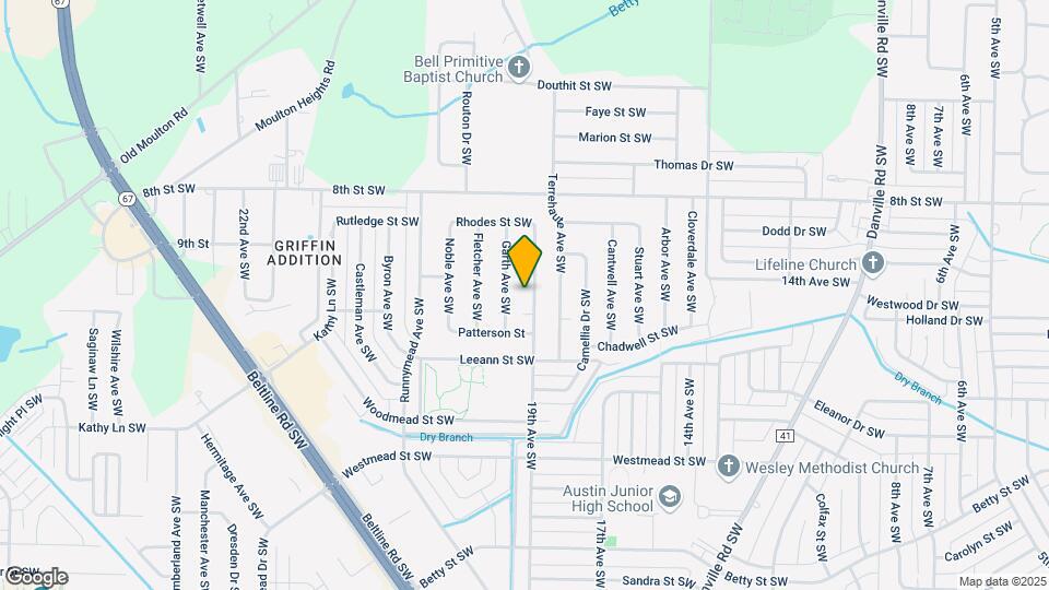 1305 19th Ave SW Mapa y Detalles de la Ubicación
