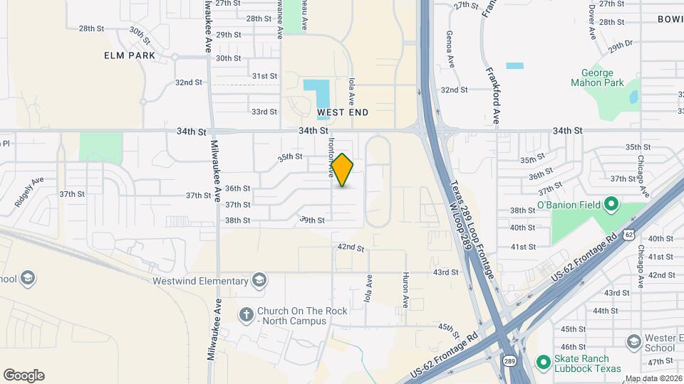 6113 37th St Map and Location Details