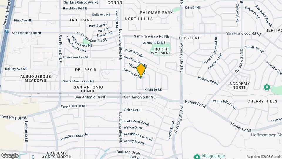 7416 Patricia Dr NE Map and Location Details