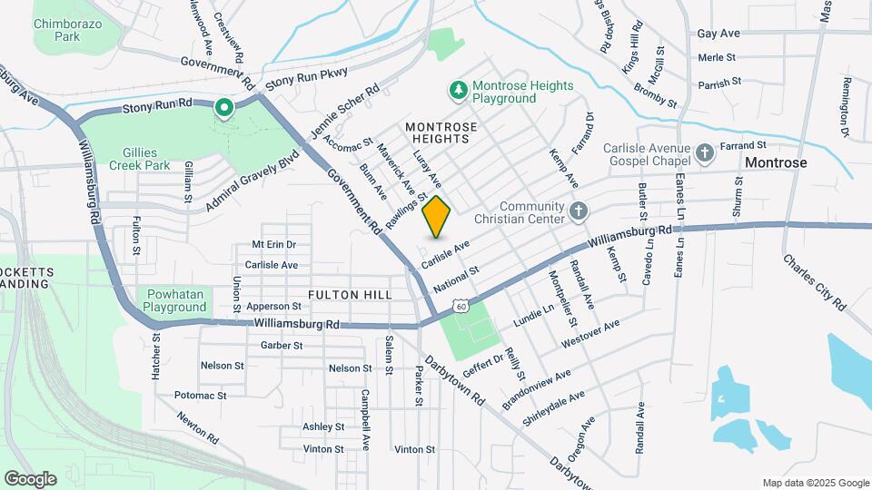1708 Carlisle Ave Mapa y Detalles de la Ubicación