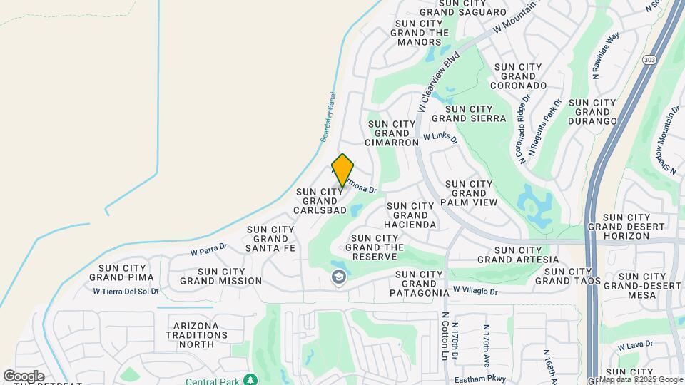 19208 N Moondance Ln Map and Location Details