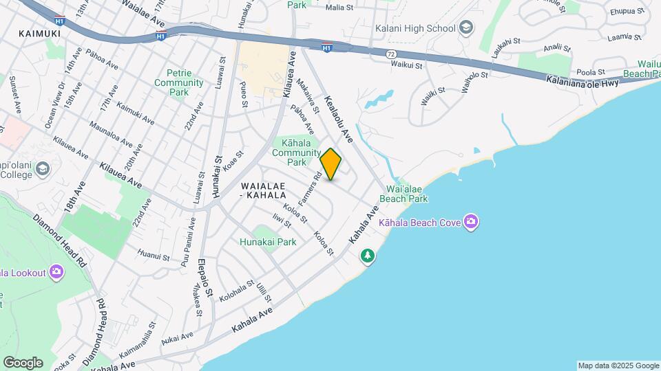 930 Pueo St, Unit Furnished Studio Retreat Map and Location Details