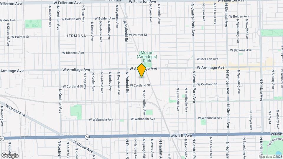 1920 N Springfield Ave Mapa y Detalles de la Ubicación