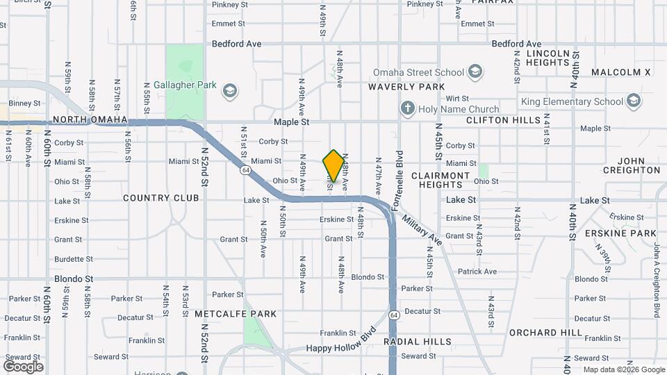 2517 N 49th St Map and Location Details