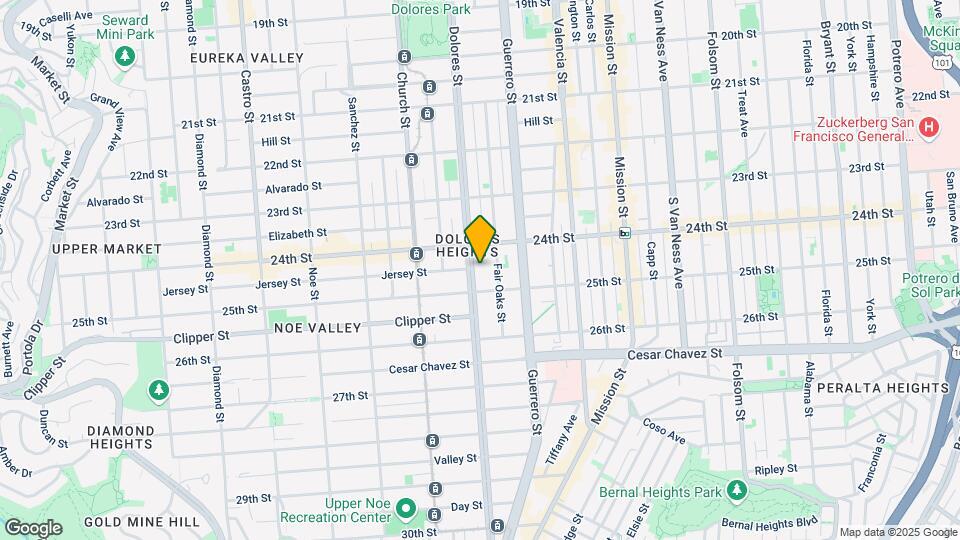 1147 Dolores St Map and Location Details