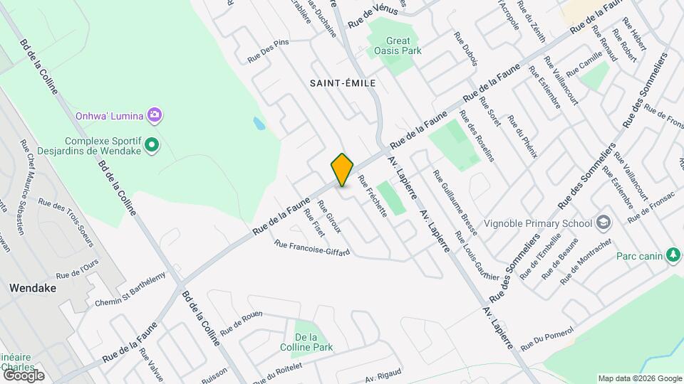 11960-11978 Des Peupliers-Blancs Rue Map and Location Details