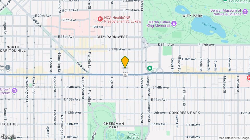 1521 Vine St Map and Location Details