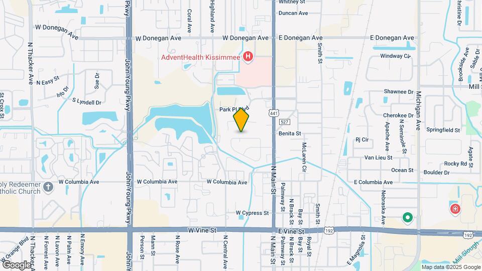 214 Poinciana Cir Map and Location Details