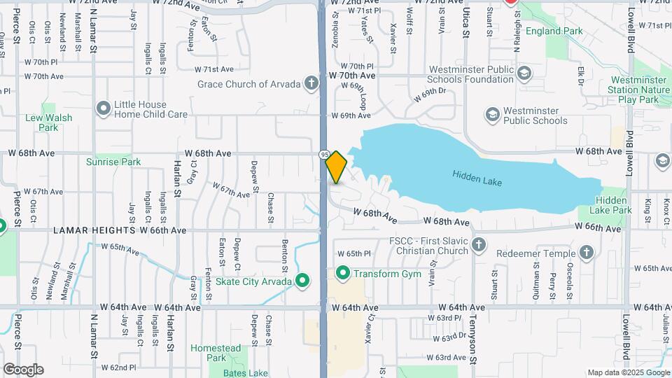 5155 W 68th Ave Map and Location Details