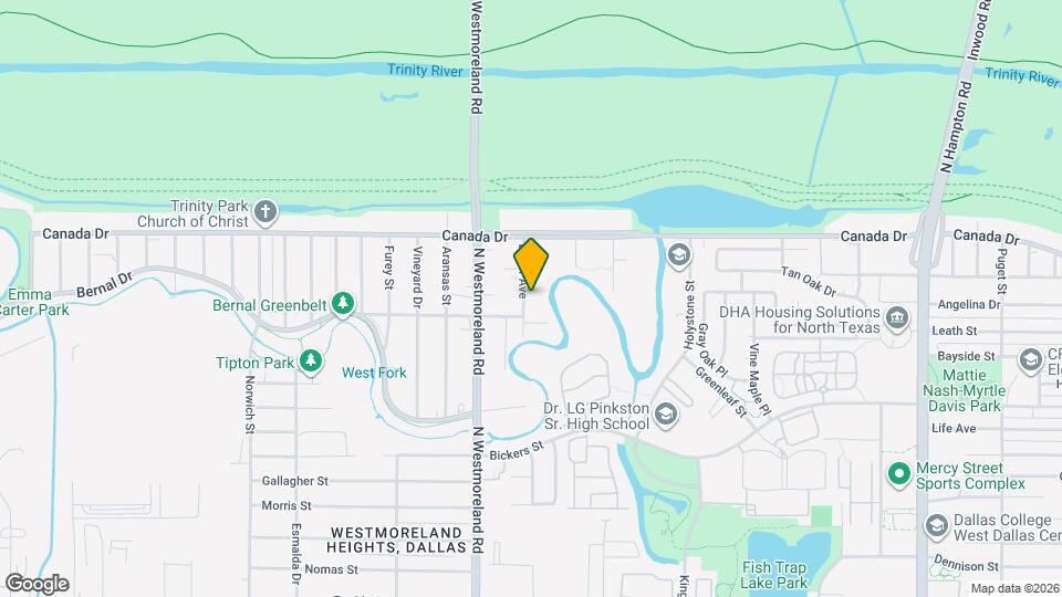 4022 Baker Ave Map and Location Details