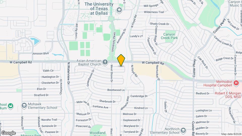 737 Snowden Dr Map and Location Details