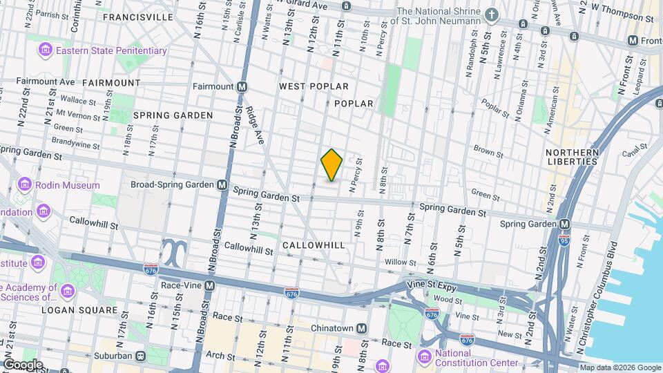 1005 Brandywine St Map and Location Details