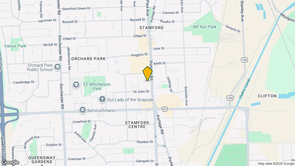 3815 Portage Rd Map and Location Details