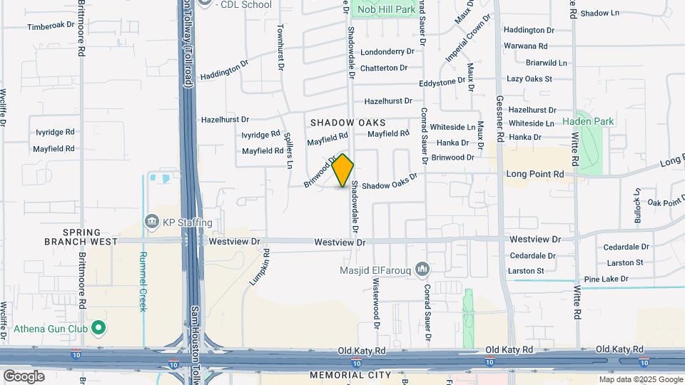 10405 Shadow Oaks Dr Map and Location Details
