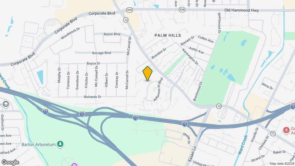 7745 N Jefferson Pl Cir Map and Location Details