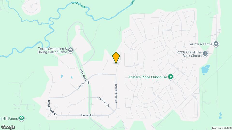 41 Creek Forest Ln Map and Location Details