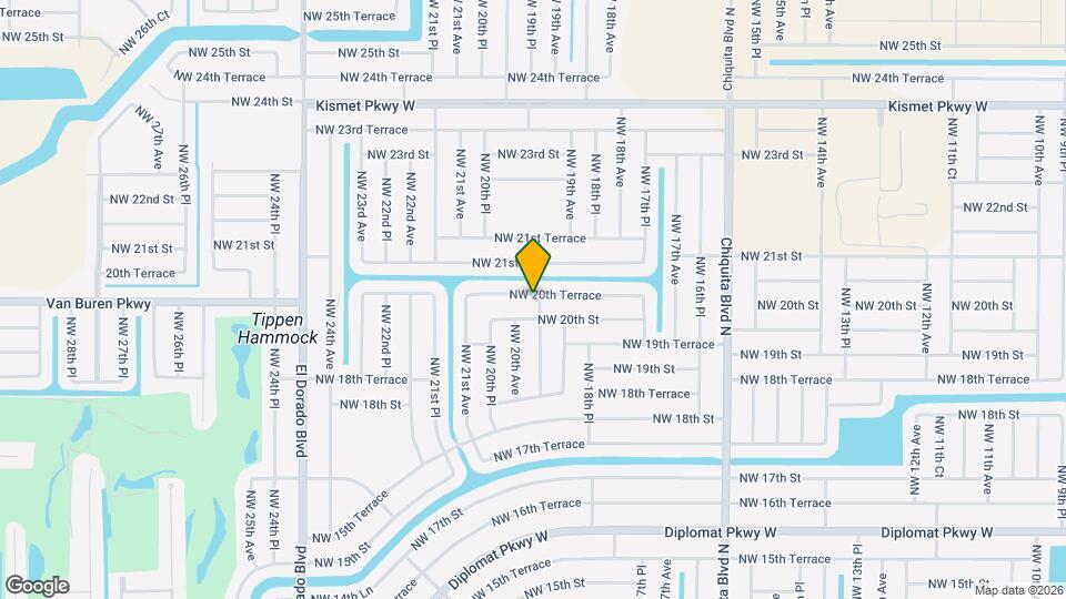 1922 NW 20th Terrace Map and Location Details