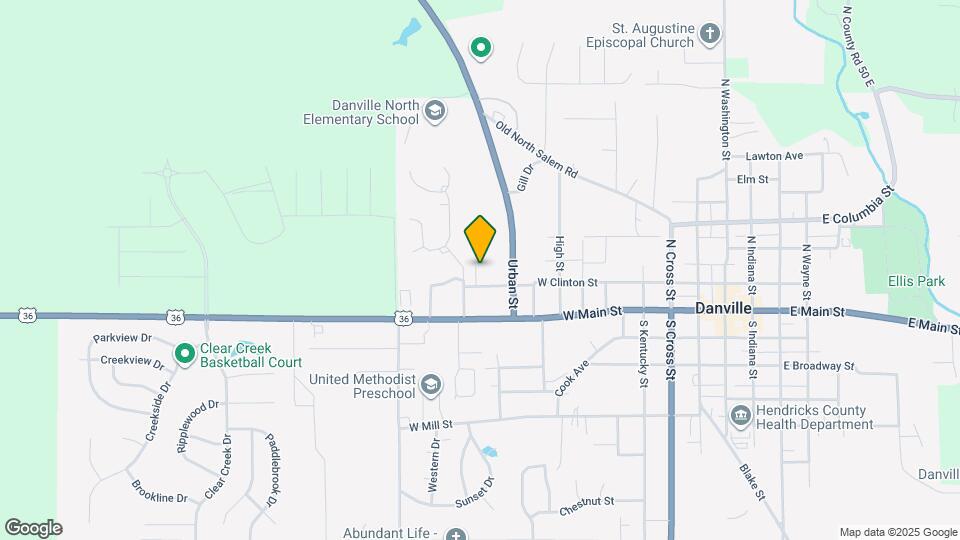 906 W Clinton St Mapa y Detalles de la Ubicación