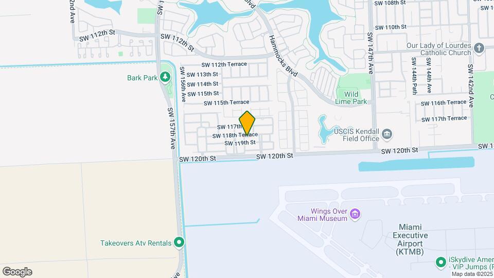 11847 SW 153rd Ct Mapa y Detalles de la Ubicación
