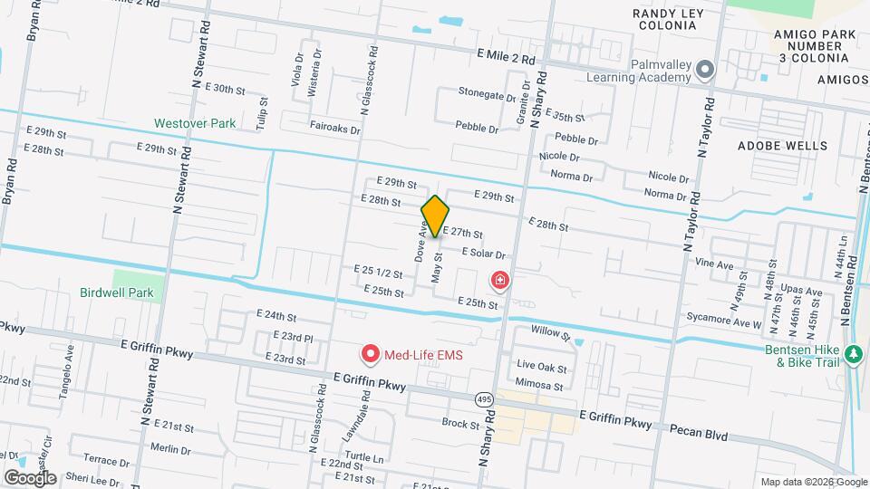 2605 May Ave Mapa y Detalles de la Ubicación