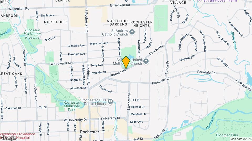436 Romeo Rd Map and Location Details