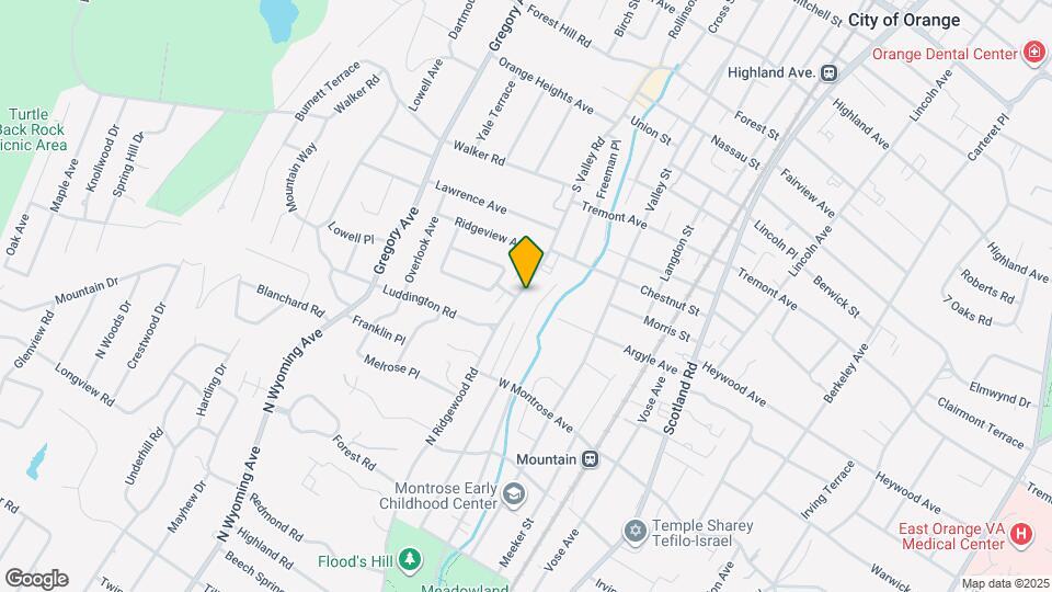 214 S Valley Rd Map and Location Details