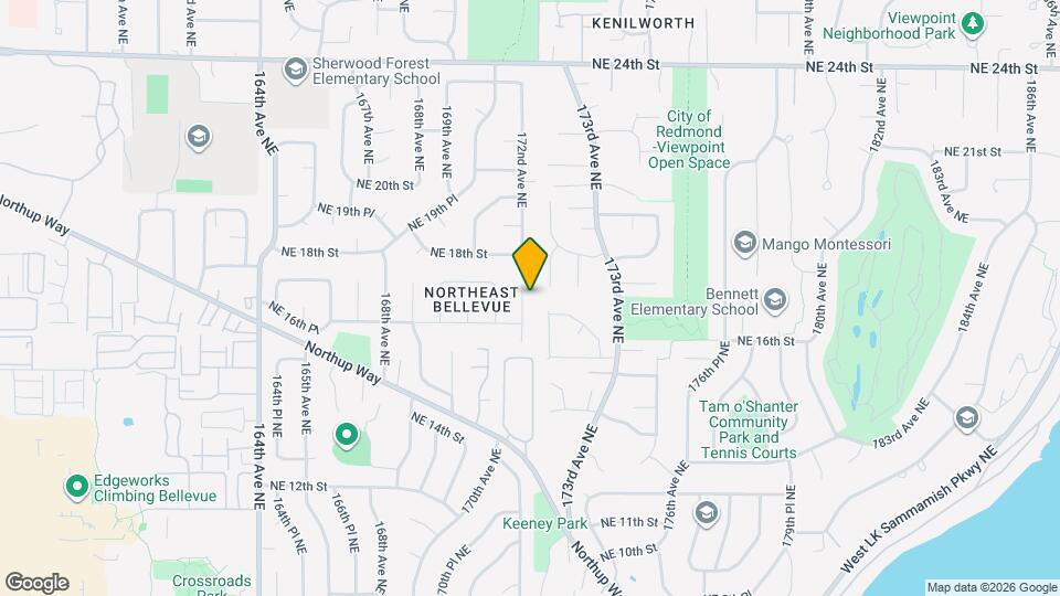 1638 172nd Ave NE Map and Location Details