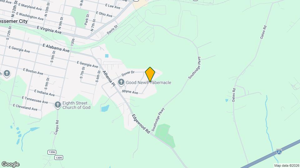 111 Hillcrest Dr Map and Location Details