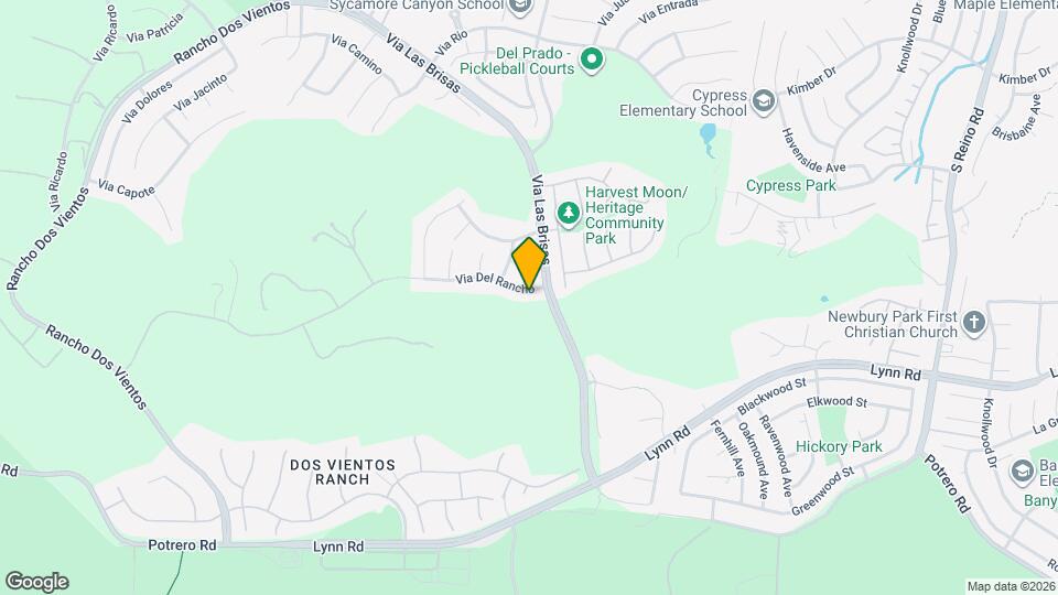 4566 Via Del Rancho Map and Location Details