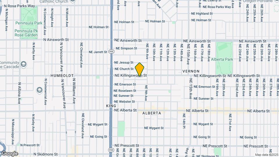 830 NE Killingsworth St Map and Location Details