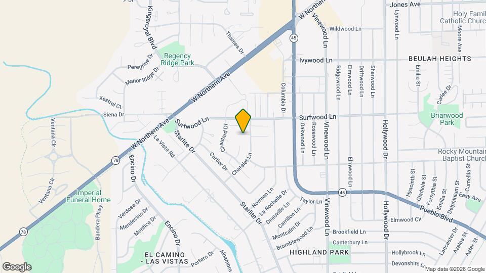 2111 Chatalet Ln Map and Location Details
